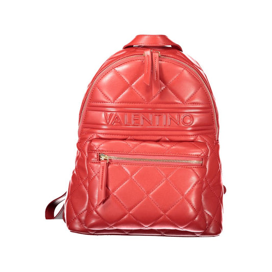Mario Valentino Roter Polyethylen-Rucksack für Damen