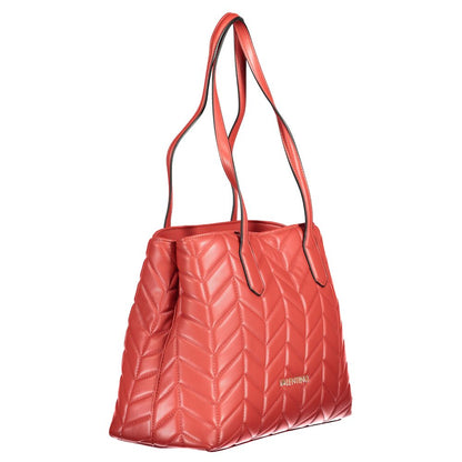 Mario Valentino Red Polyethylene Women Handbag