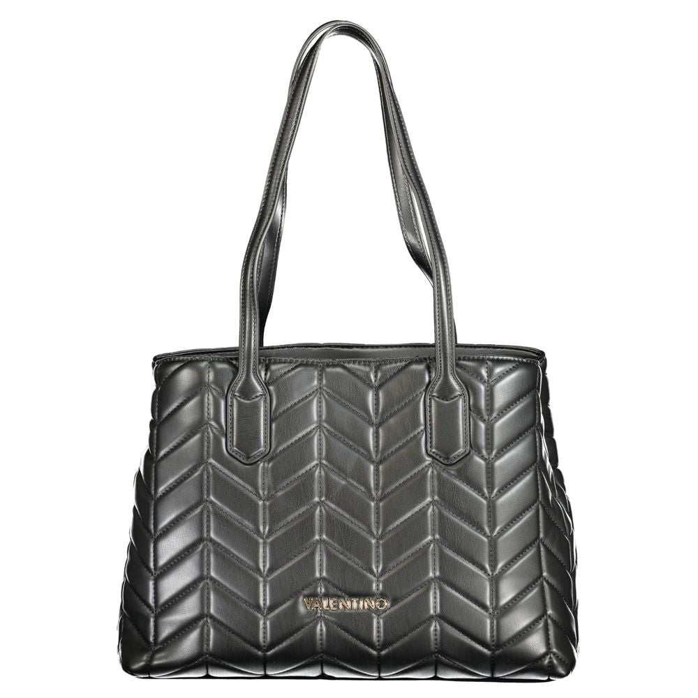 Mario Valentino Schwarze Polyethylen-Damenhandtasche
