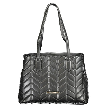 Mario Valentino Schwarze Polyethylen-Damenhandtasche