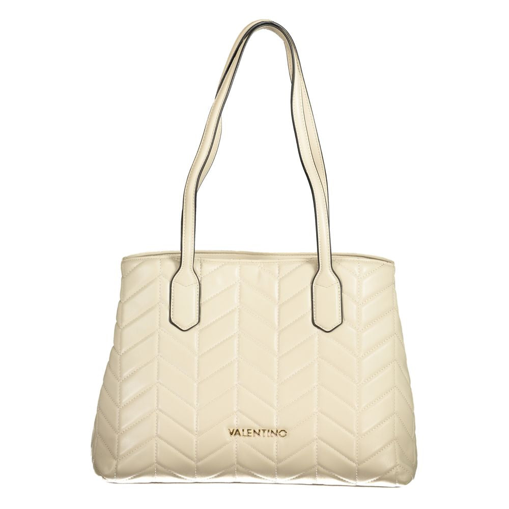 Mario Valentino Beige Polyethylen Damen Handtasche