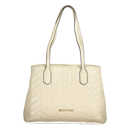 Mario Valentino Beige Polyethylen Damen Handtasche