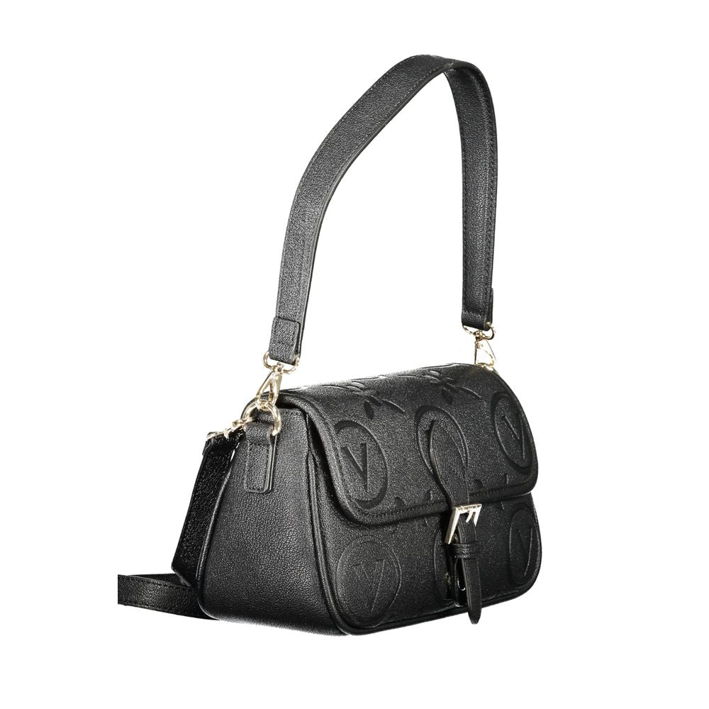 Mario Valentino Schwarze Polyethylen-Damenhandtasche