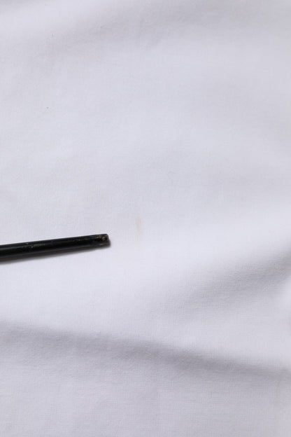 Dolce &amp; Gabbana – Weißes, kurzärmliges T-Shirt mit Logoverzierung