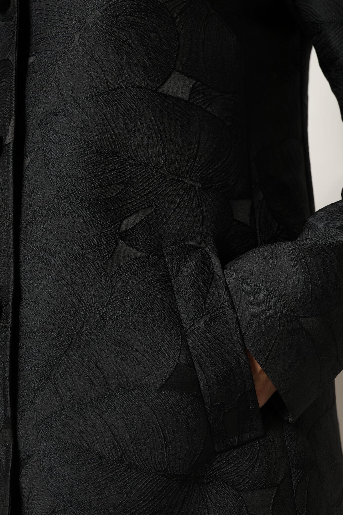 Dolce &amp; Gabbana – Schwarze, einreihige Trenchcoat-Jacke