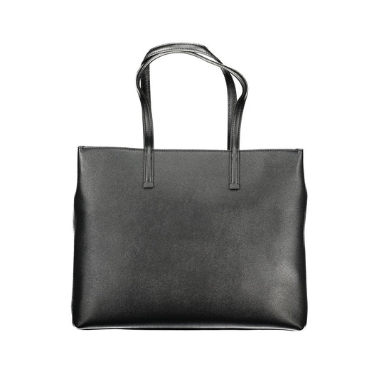 Calvin Klein Damenhandtasche aus Polyethylen, Schwarz
