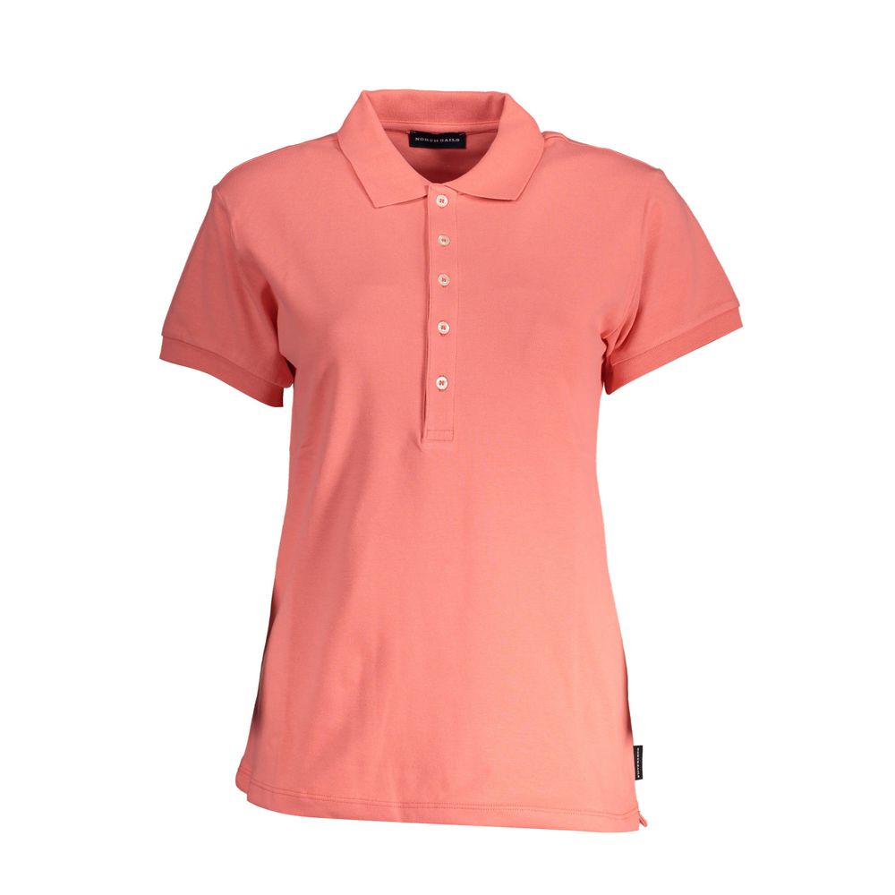 North Sails Damen-Poloshirt aus rosa Baumwolle