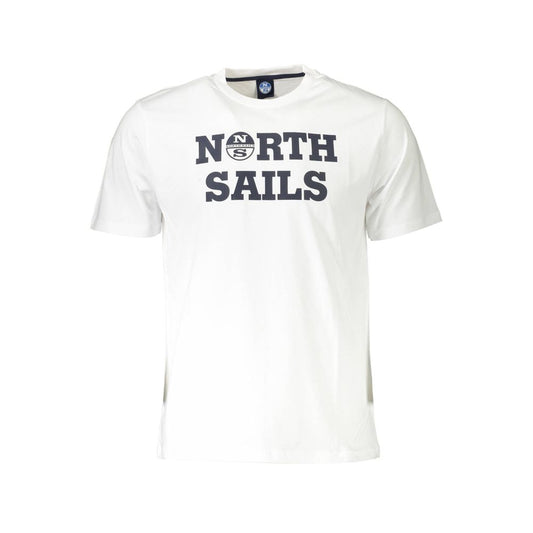 North Sails Herren-T-Shirt aus weißer Baumwolle
