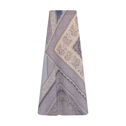 Zimmermann Lila Leinen-Midirock