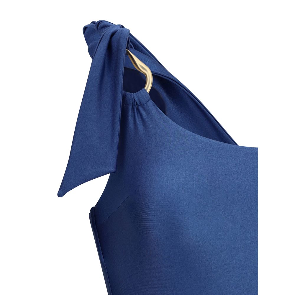 Zimmermann Hellblauer Polyamid-Einteiler-Badeanzug