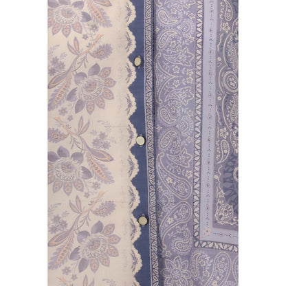 Zimmermann Hemd mit lila Baumwollmuster