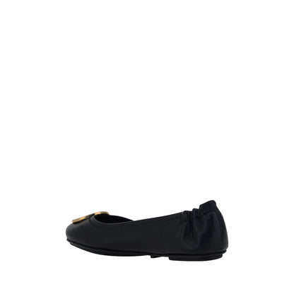 Tory Burch Schwarze Lammleder-Ballerinas Modell Ovis Aries Aries