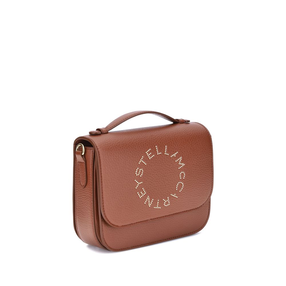 Stella McCartney Braune Schultertasche aus sonstigen Fasern