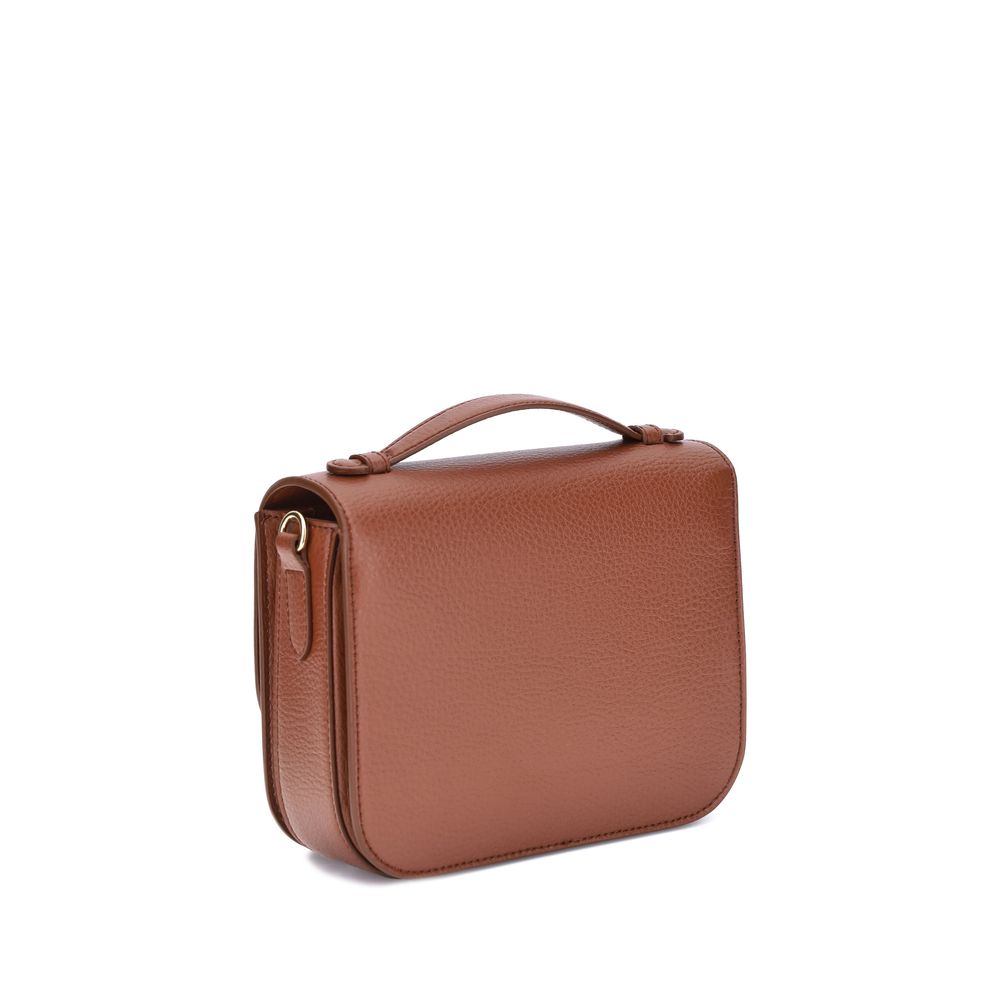 Stella McCartney Braune Schultertasche aus sonstigen Fasern