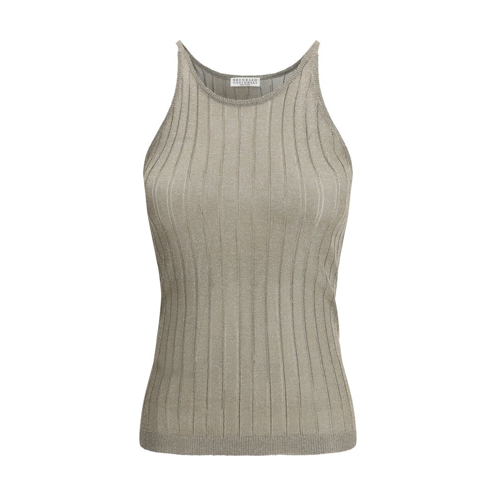 Brunello Cucinelli Lurex-Tanktop