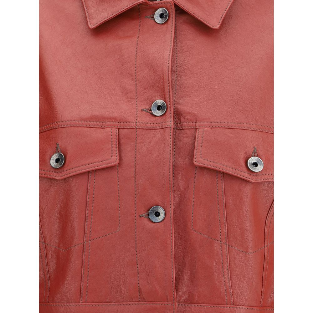 Brunello Cucinelli Lederjacke