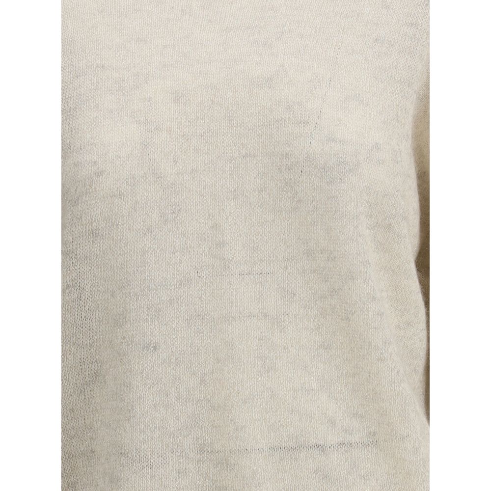 Pullover mit Lurex-Effekt von Brunello Cucinelli