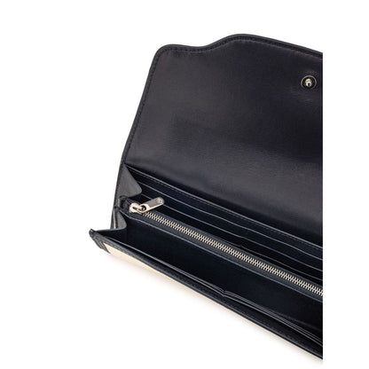 Loro Piana Beige Stoff- und Ledergeldbörse