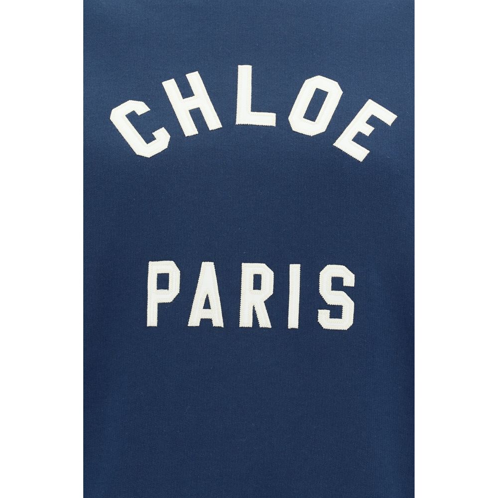 Chloé Blaues Baumwoll-Sweatshirt