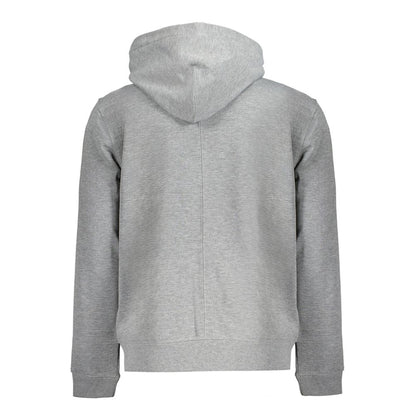 Calvin Klein – Grauer Hoodie aus recyceltem Polyester für Herren