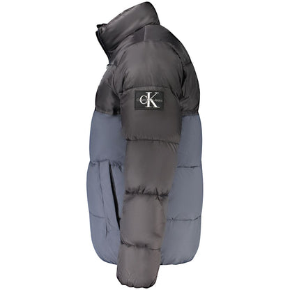 Calvin Klein Blaue Polyester Herrenjacke