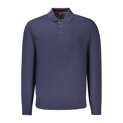 Hugo Boss Blauer Wollpullover für Herren