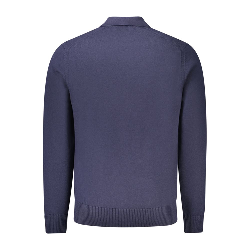 Hugo Boss Blauer Wollpullover für Herren