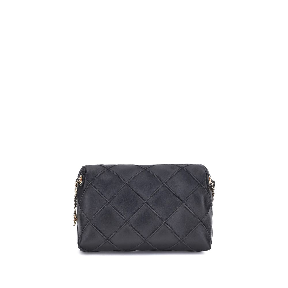 Tory Burch Schultertasche aus schwarzem Kalbsleder, Modell Bos Taurus