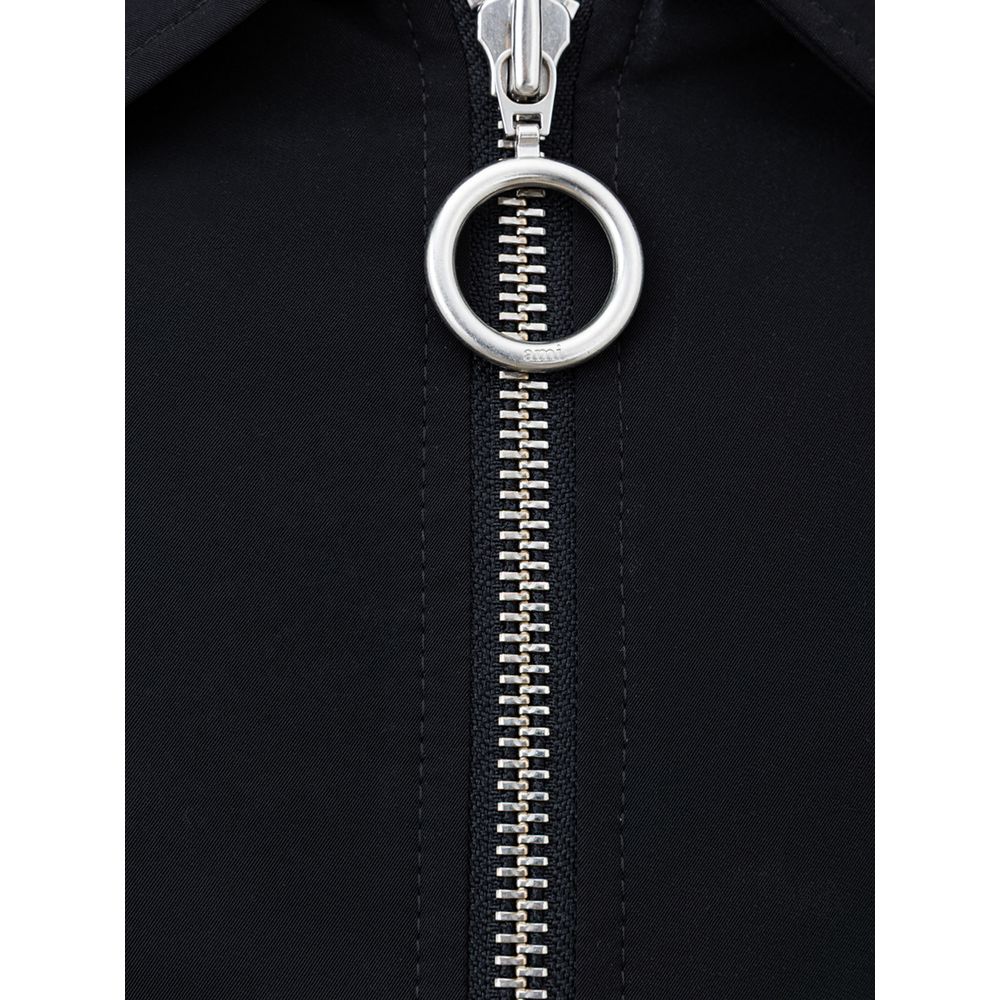 Ami Paris Bomberjacke aus schwarzem Polyester