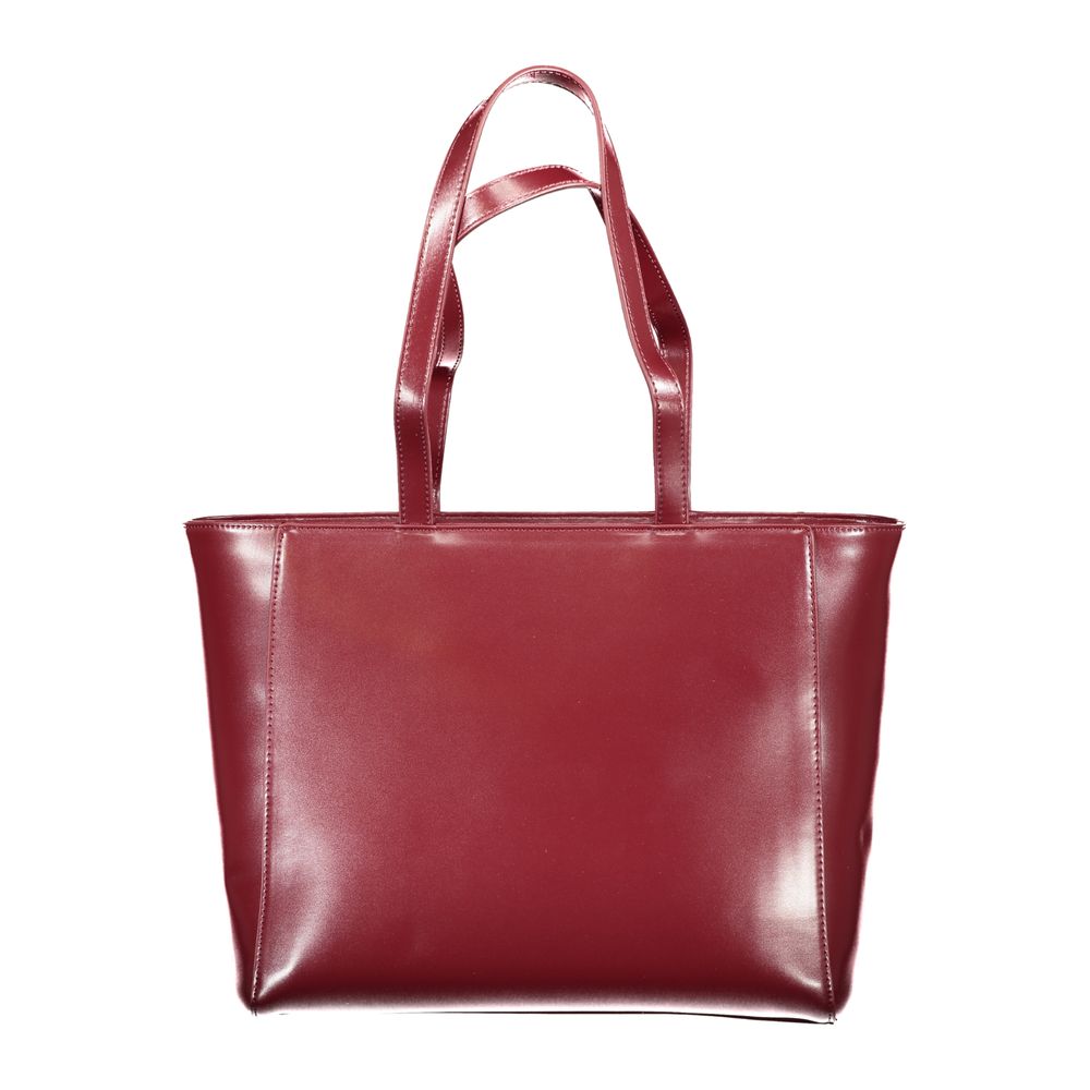 Mario Valentino Rote Polyethylen-Damenhandtasche