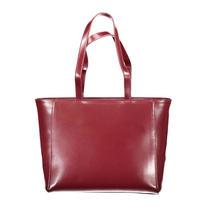 Mario Valentino Rote Polyethylen-Damenhandtasche