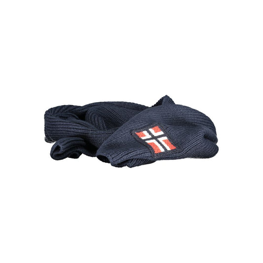 Norwegen 1963 Blauer Marabu Herrenschal