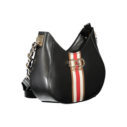 Guess Jeans Schwarze Polyethylen-Damenhandtasche