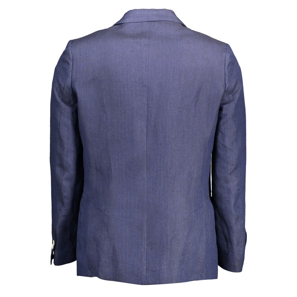 Gant Blaue Leinenjacke für Herren