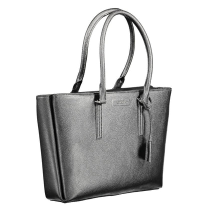 Calvin Klein Damenhandtasche aus Polyethylen, Schwarz