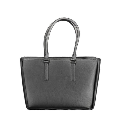 Calvin Klein Damenhandtasche aus Polyethylen, Schwarz