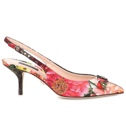 Dolce &amp; Gabbana Mehrfarbige Polyester-Sandale