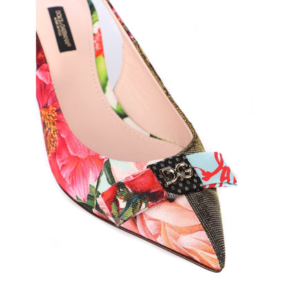 Dolce &amp; Gabbana Mehrfarbige Polyester-Sandale