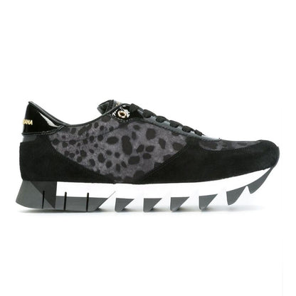 Dolce &amp; Gabbana – Sneaker aus schwarzem Kalbsleder