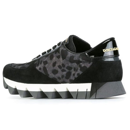 Dolce &amp; Gabbana – Sneaker aus schwarzem Kalbsleder