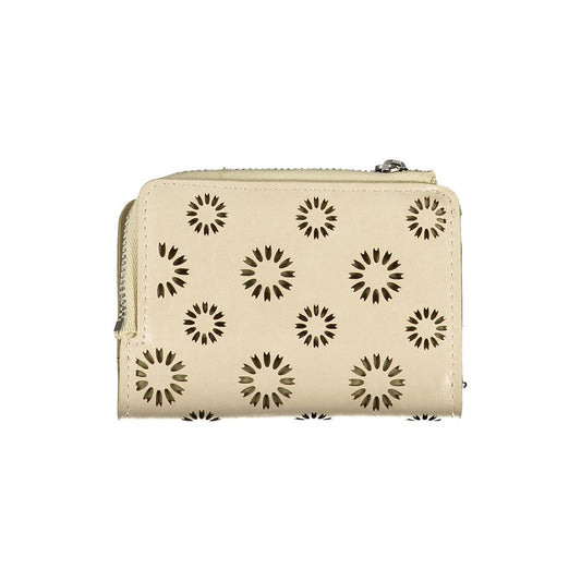 Desigual Beige Polyethylen-Geldbörse