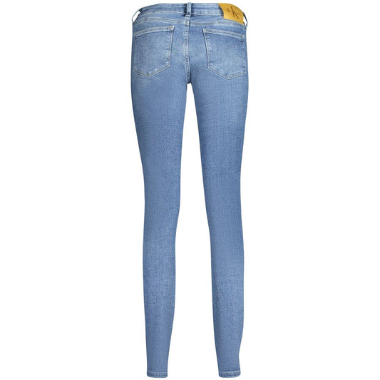 Calvin Klein Blaue Baumwolljeans für Damen