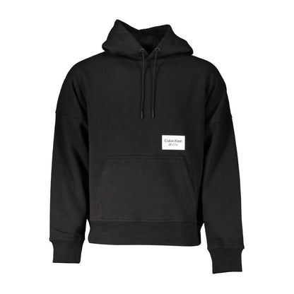 Calvin Klein Herrenpullover aus schwarzer Baumwolle