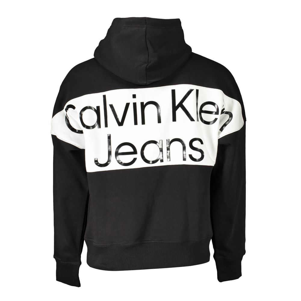Calvin Klein Herrenpullover aus schwarzer Baumwolle
