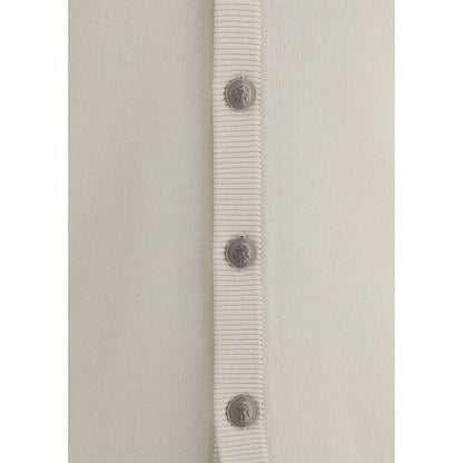 Brunello Cucinelli Kaschmircardigan in Weiß