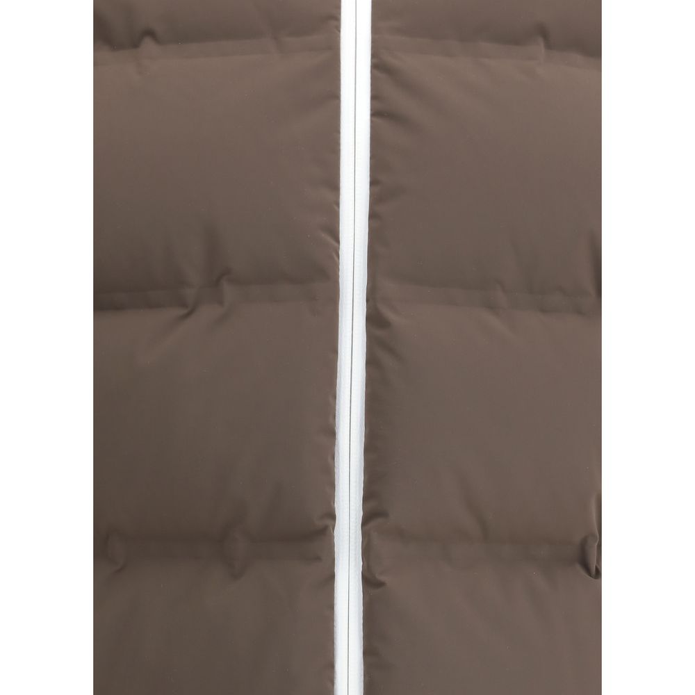 Brunello Cucinelli Mantel aus Polyamid in Braun