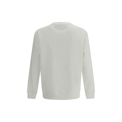 Brunello Cucinelli Weißes Baumwoll-Sweatshirt