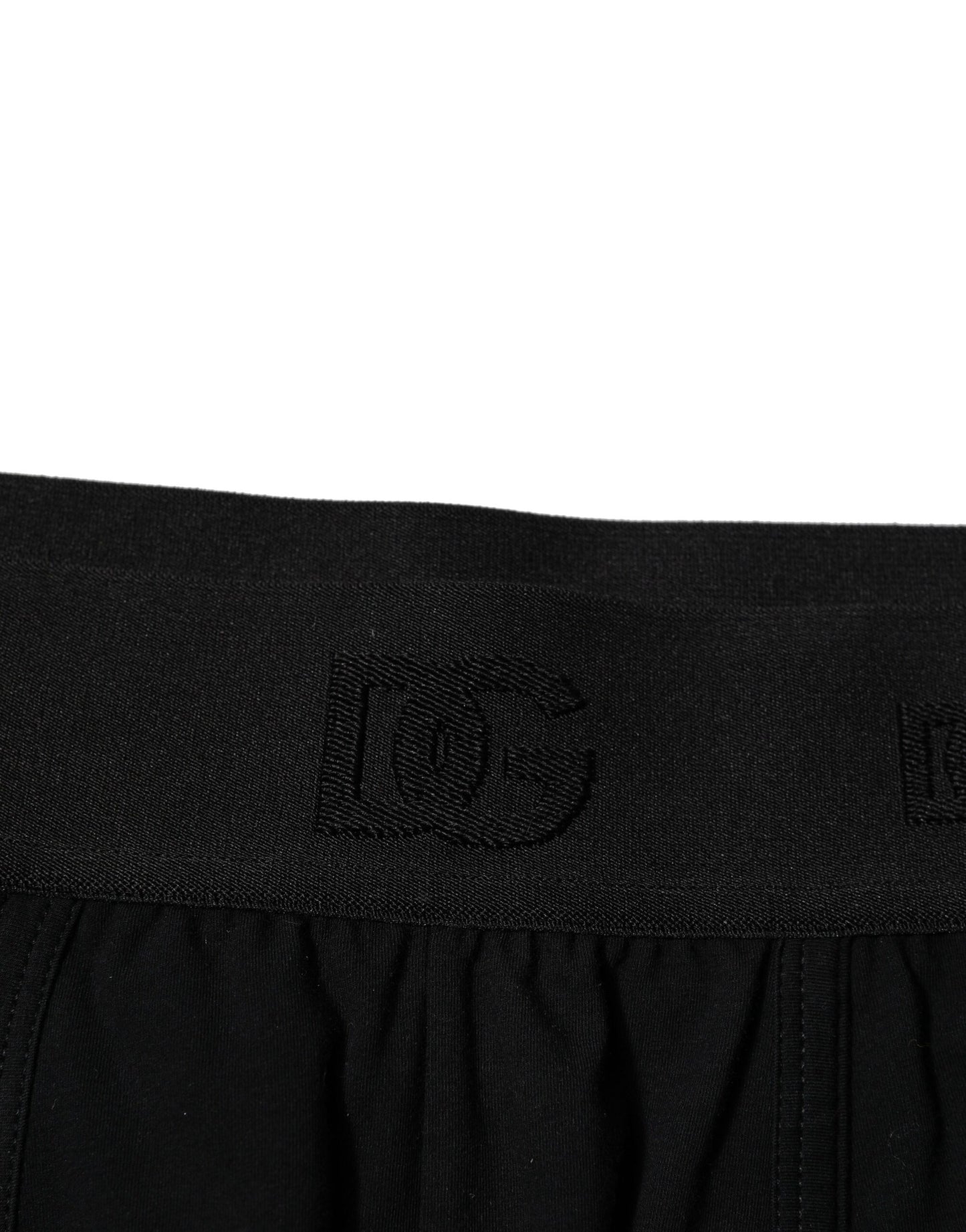 Dolce &amp; Gabbana – Schwarze Boxershorts aus Baumwollstretch in regulärer Passform