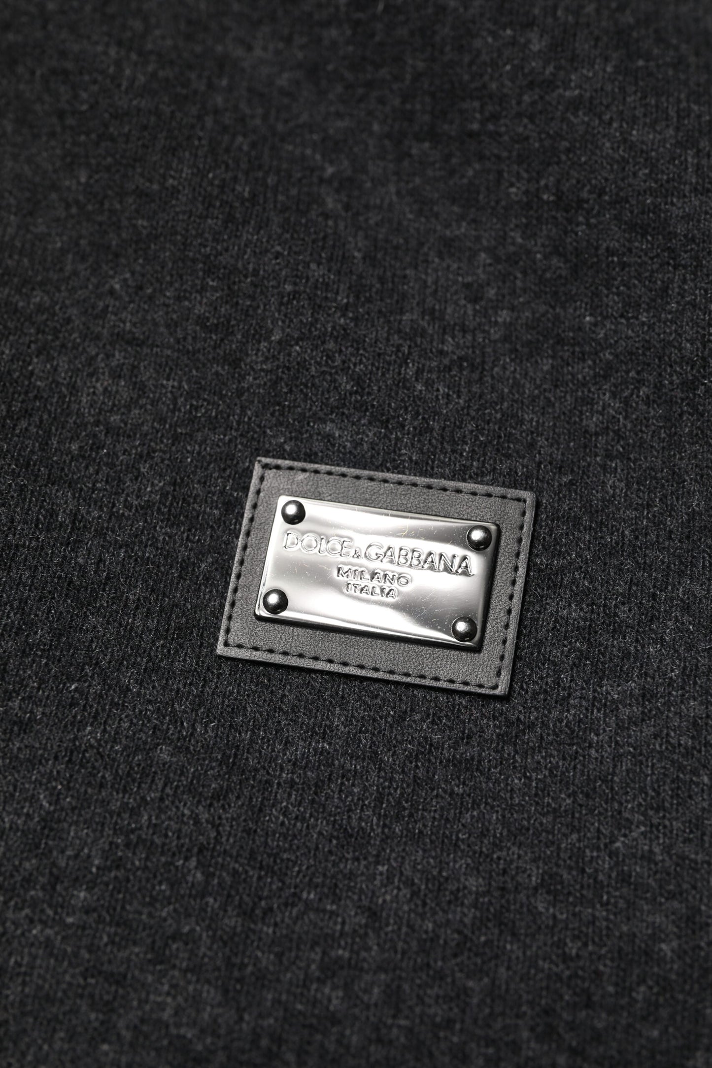 Dolce &amp; Gabbana – Schwarze Bomberjacke mit Kapuze und DG-Logo-Plakette