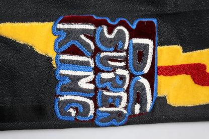 Dolce &amp; Gabbana Schwarze grafische Stickerei Herrenhose